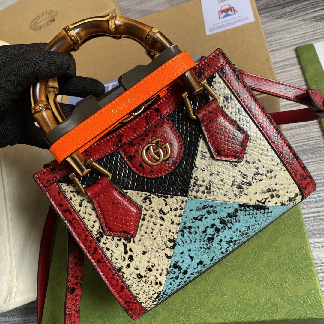 Gucci Diana Mini Tote Bag Shoulder Bag 655661 Multicolour